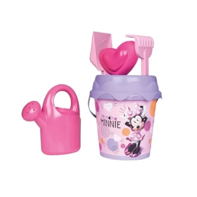 Image de Jeu de plage Smoby Seau avec anse Minnie 17 cm