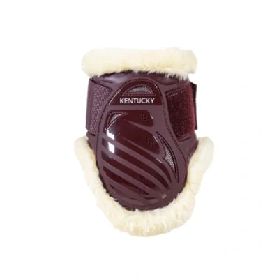 Afbeelding van Kentucky Strijklappen Young Horse Vegan Sheepskin Bordeaux S Agradi.be