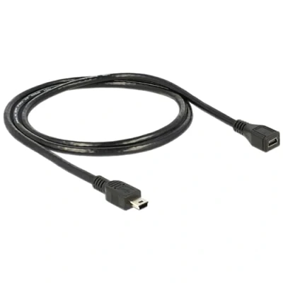Afbeelding van Delock USB 2.0 Mini Male naar Female 1 m