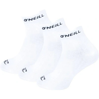 Afbeelding van O&#039;NEILL Socken 3ER PACK Quarter Sokken, Maat: 43 46, Weiß