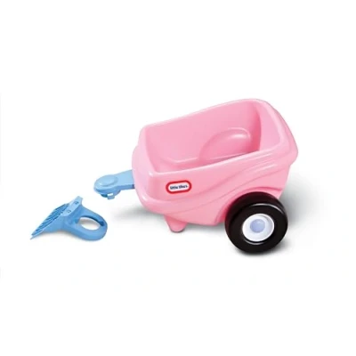 Afbeelding van Little Tikes Princess Cozy Coupe Aanhangwagen Roze