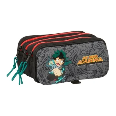 Afbeelding van Schoolpennenzak My Hero Academia Zwart 21,5 x 10 8 cm
