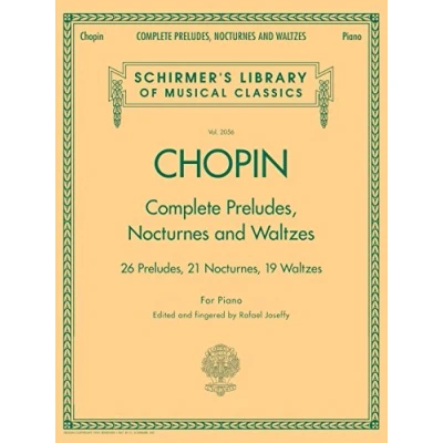 Afbeelding van Complete Preludes, Nocturnes and Waltzes