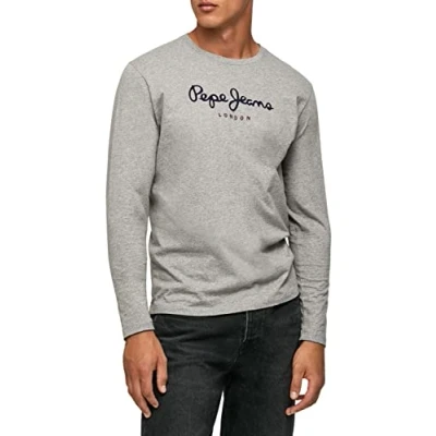 Afbeelding van Pepe Jeans EGGO N Longsleeve, Heren, Maat: Large, Grey marl