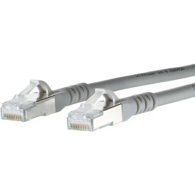 Afbeelding van Metz Connect 130845B533 E RJ45 Netwerkkabel, patchkabel CAT 6A S/FTP 25.00 m Grijs Snagless 1 stuk(s)