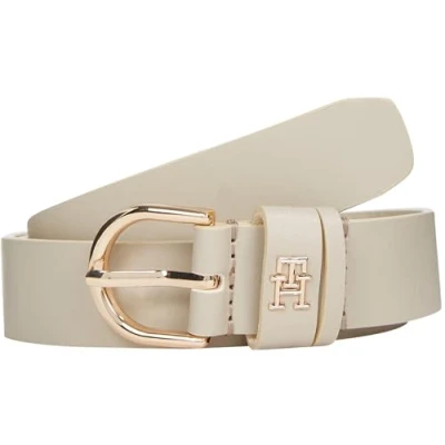 Afbeelding van Tommy Hilfiger Essential Effortless Riem, Dames, Maat: 95, Beige