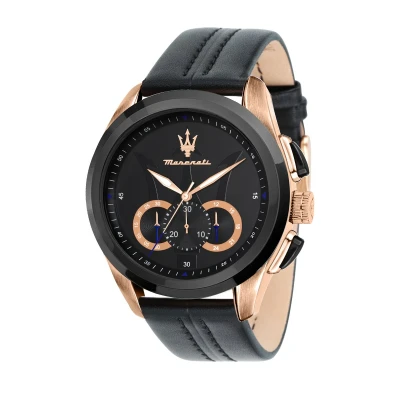 Afbeelding van Maserati Chronograaf, Heren, Maat: One Size, Black