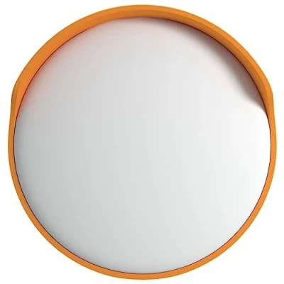 Afbeelding van vidaXL Buiten convexe verkeersspiegel oranje Ø 30 cm polycarbonaat