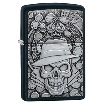 Afbeelding van Aansteker Zippo Gambling Skull Emblem