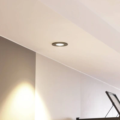 Afbeelding van Arcchio LED downlight Jyra, zwart, 2.700K