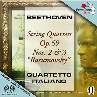 Afbeelding van Quartetto Italiano String Quartets Op.59 Nos.2 &amp; 3 (Super Audio CD)