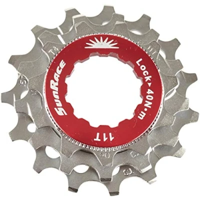 Afbeelding van SunRace Sluitring met kransjes 11V 11/13/15T zilver