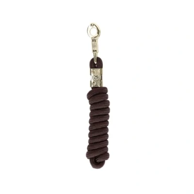 Afbeelding van Kentucky Horsewear Paardenlijn Rope Paniek Haak Bruin Maat 200 cm