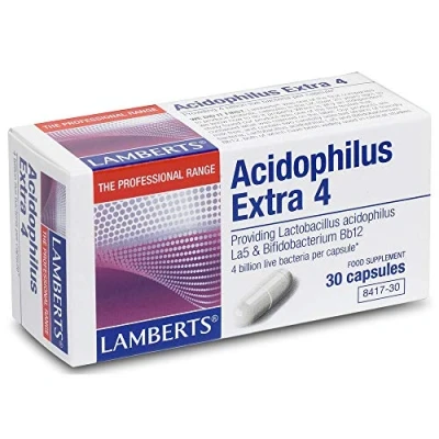 Afbeelding van Lamberts Acidophilus Extra 4 30 capsules