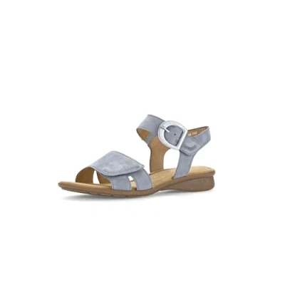 Afbeelding van Gabor Comfort Sandalen, Dames, Maat: 37, Heaven azur Veloursleer