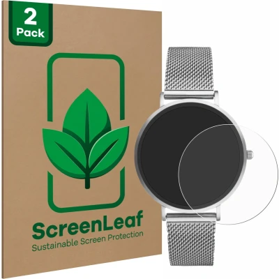 Afbeelding van ScreenLeaf Screenprotector voor Xcoast X Watch Siona 2 Nano Duurzame schermbescherming Folie Beschermfolie transparant (2 Stuks)