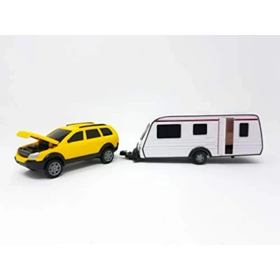 Afbeelding van PLAYJOCS GT 4965 Auto met caravan