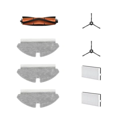 Afbeelding van Dreame Mova M1 Robotic Vacuum Cleaner Accessoireset, bevat 2 x Zijborstels, Stoffilters, 3 Mop Cloths, 1 Handborstel, Originele Accessoires