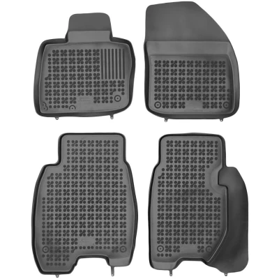 Afbeelding van REZAW PLAST 200902 Vloermatset Rubber voor en achter 4 Zwart Op maat gemaakt HONDA: CIVIC 8 Hatchback