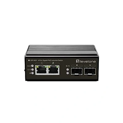 Afbeelding van LevelOne IGP 0432 netwerk switch Unmanaged Gigabit Ethernet (10/100/1000) Power over (PoE) Zwart
