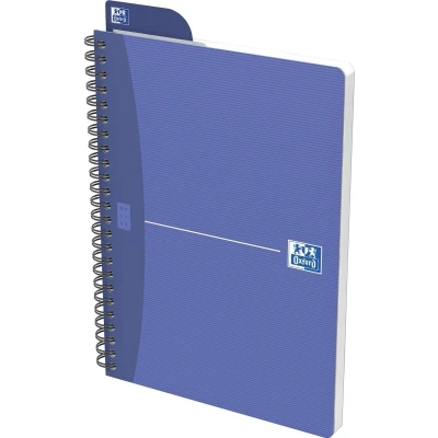 Afbeelding van Oxford Office Essentials Spiraalschrift, 100 Bladzijden, Ft A5, Geruit 5 Mm, Geassorteerde Kleuren Schrift