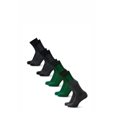 Afbeelding van Danish Endurance Hiking Unisex Sokken, Maat: 35 38, Mc xgreen xblack xdark grey