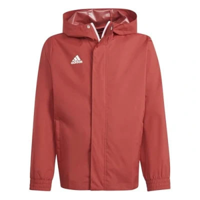 Image de adidas Mixte enfant Veste Entrada 22 All Weather Jacket, team power red 2, 13 14 ans