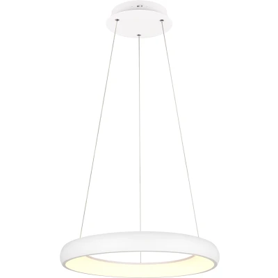 Afbeelding van Hanglamp Cardona, Ø 62 cm, wit, CCT, metaal