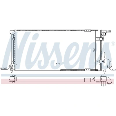 Afbeelding van Nissens Radiateur 63989
