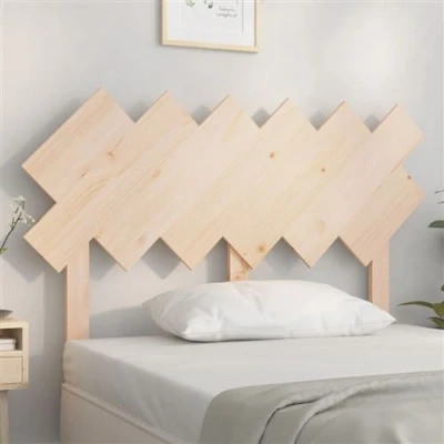 Afbeelding van Hoofdbord 122,5x3x80,5 cm massief grenenhout