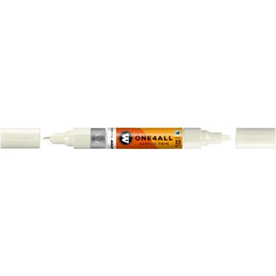 Afbeelding van Molotow ONE4ALL Gebroken Witte Acrylic Twin 1,5 4 mm Marker
