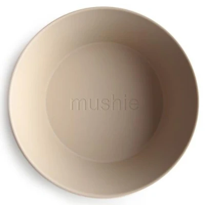 Afbeelding van Mushie kommetjes vanille set van 2
