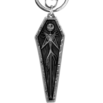 Afbeelding van Disney Jack sleutelhanger in een doodskist van de vreemde kerst meneer Jack, meerkleurig, 7,6 cm, Meerkleurig