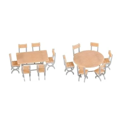 Afbeelding van FALLER Tafels + 12 stoelen, F180957, niet gespecificeerd