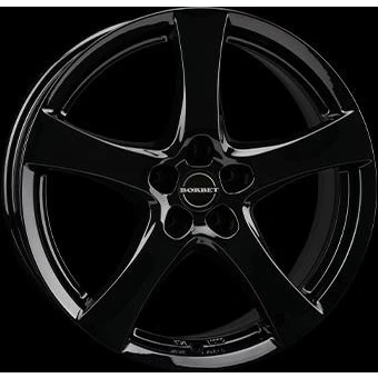 Afbeelding van BORBET 4 gat 15duim 100mm lichtmetalen Velg F glanzend zwart 8135632