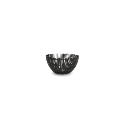 Afbeelding van Salt &amp; Pepper Draadmand Iris 15cm H7cm Zwart