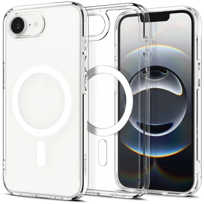Afbeelding van Spigen Crystal Hybrid (MagFit) mobiele telefoon behuizingen 15,5 cm (6.1&quot;) Hoes Transparant, Wit
