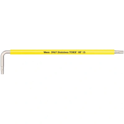 Afbeelding van WERA 3967 SXL HF TORX Multicolour stiftsleutelstiftsleutel met vasthoudfunctie, lang, RVS, TX 15 x 123 mm 05022683001