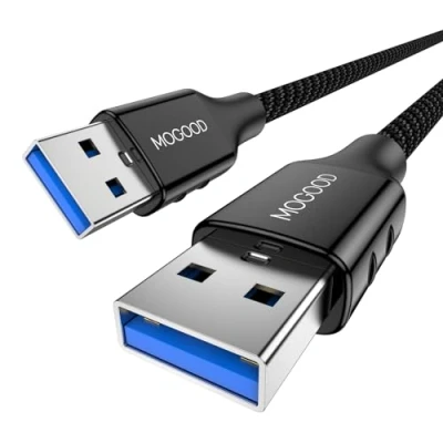 Afbeelding van MOGOOD USB 3.0 A naar plug kabel extender 3 m dubbele voor harde schijf enclosures, dvd spelers