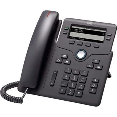 Image de Cisco IP Phone 6851 Téléphone VoIP SIP SRTP 4 lignes Charbon