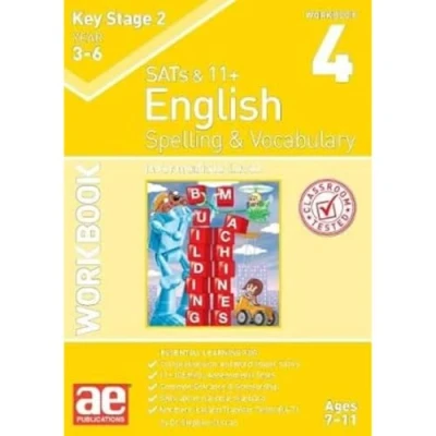Afbeelding van KS2 Spelling &amp; Vocabulary Workbook 4