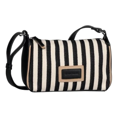 Afbeelding van TOM TAILOR Schoudertas Malie Cross Bag Stripes Black Zwart