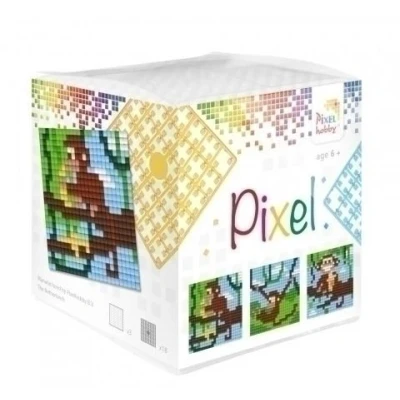 Afbeelding van Pixel kubus aapje 29004