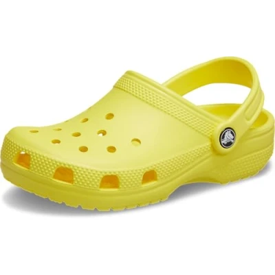 Image de Crocs Classic Clog T Mixte enfant Sabots, Cyber Yellow, 23/24 EU