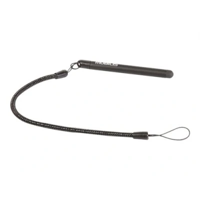 Image de Mobilis Retractable Capacitive Stylus + Spiral Cord Stylet pour téléphone portable, tablette noir (pack de 10)