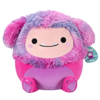 Afbeelding van Squishmallows Woxie Magenta Bigfoot W/Multicolored Hair 30cm Plush