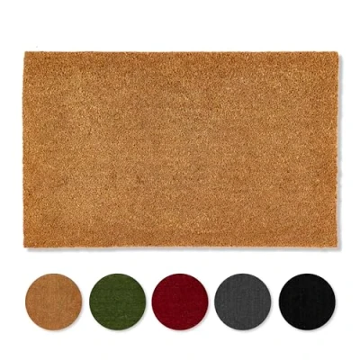 Afbeelding van antislip kokosmat antibacteriële deurmat voor overdekte buitenruimtes duurzame natuurvezel 100% kokos 40x60 cm naturel