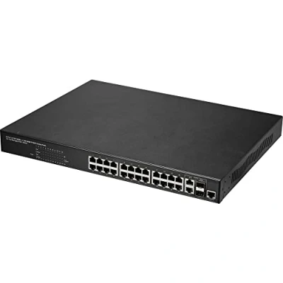 Afbeelding van Renkforce RF MSW 620 Netwerk switch RJ45/SFP 24 + 2 poorten 1 GBit/s PoE functie