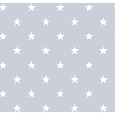 Afbeelding van Deauville Vliesbehang Sterren Behang Muurdecoratie Blauw/Wit 0,53 x 10,05 M.