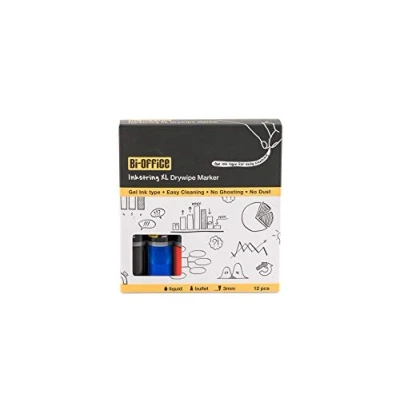 Image de Bi Office Marqueur pour tableau blanc Inkstring, étui de 12